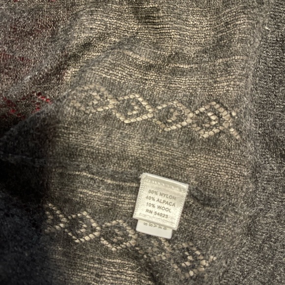 Lovely grey lightweight sweater. Banana Republic. Alpaca/nylon/wool. Size L - Picture 8 of 9
